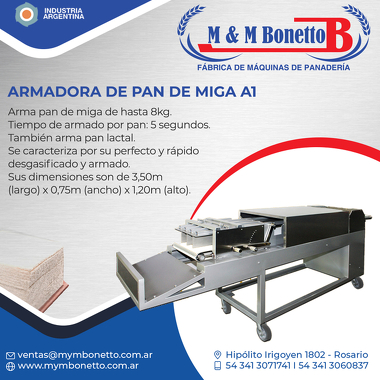 Máquinas para Panadería, Maquinarías para Panadería, Fábrica de Maquinarías para Panadería