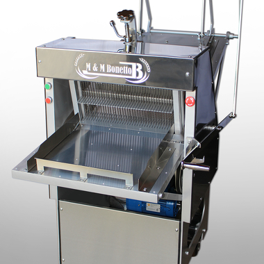 Rebanadora de pan lactal RPL120   M&M Bonetto - Máquinas para Panadería, Maquinarías para Panadería, Fábrica de Maquinarías para Panadería