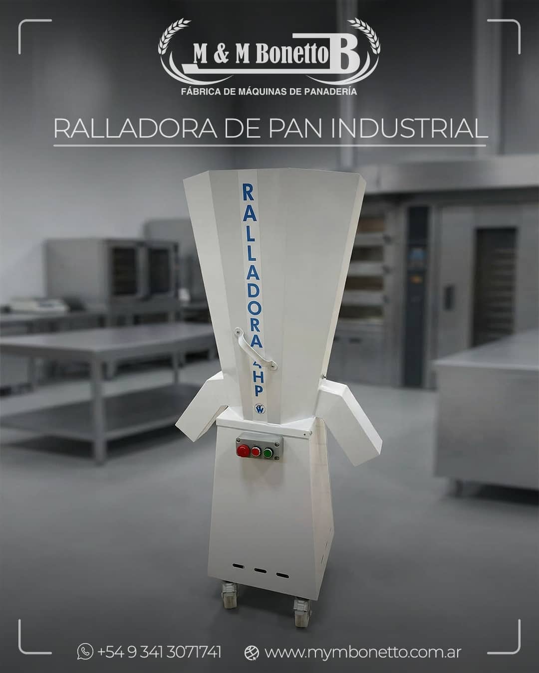 Ralladora de Pan Industrial