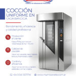 Horno Rotativo HR15 para cocción uniforme en panadería