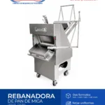 Rebanadoras de pan de miga R250 y R330 de MYM Bonetto, con formatos de 250 × 450 y 330 × 550 mm.
